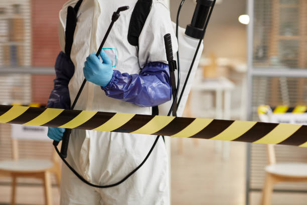 Professional Biohazard Cleanup technician working in Lakeshore, CA
